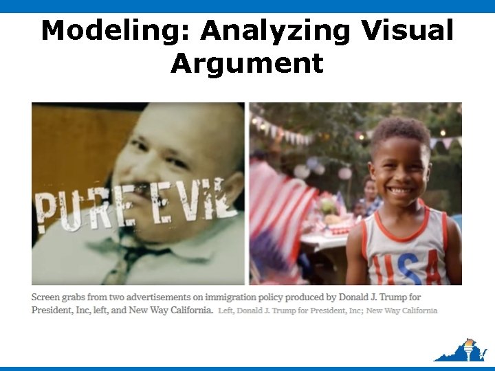 Modeling: Analyzing Visual Argument 