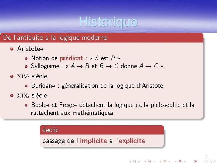 Historique 4 