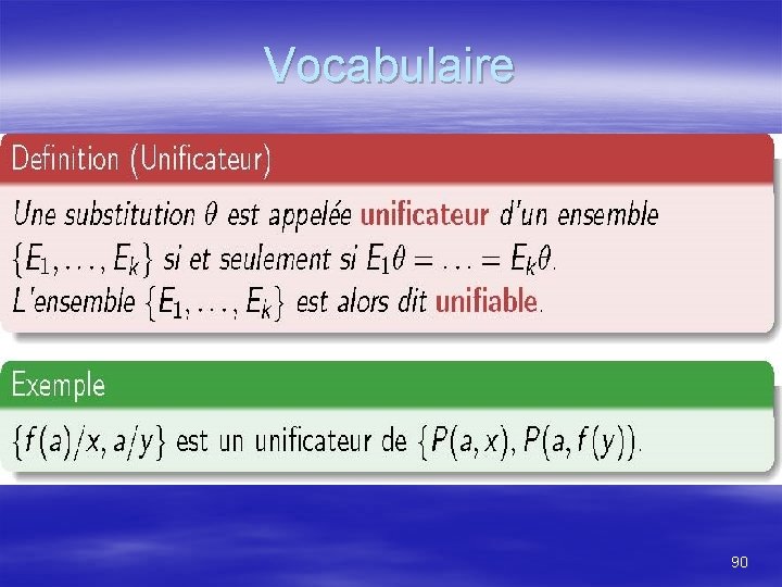 Vocabulaire 90 