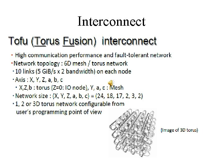 Interconnect 