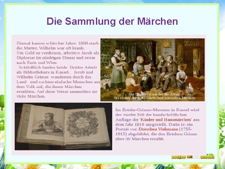 Die Sammlung der Märchen 