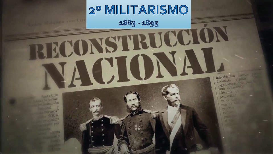 2º MILITARISMO 1883 - 1895 5 
