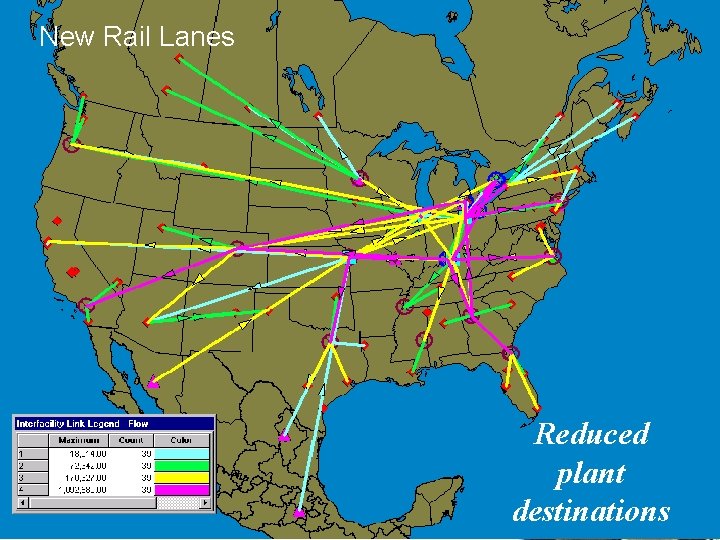 New Rail Lanes Confidential Page 46 Reduced plant destinations 