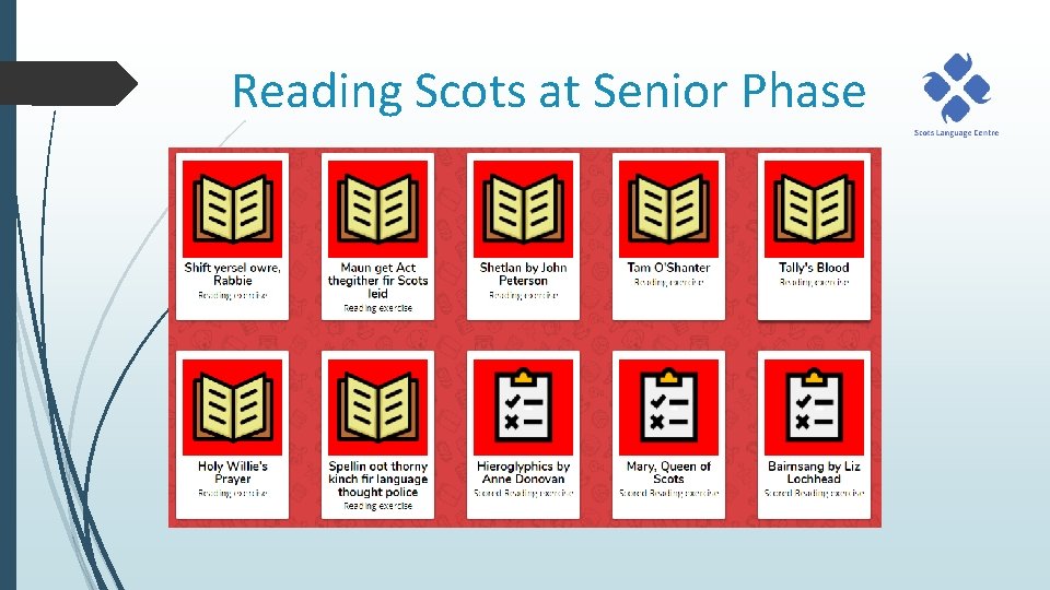 Reading Scots at Senior Phase 