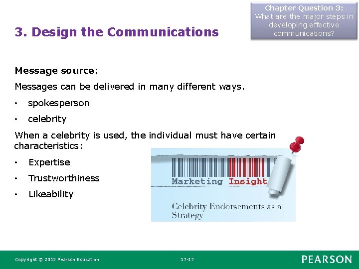 3. Design the Communications Chapter Question 3: What are the major steps in developing