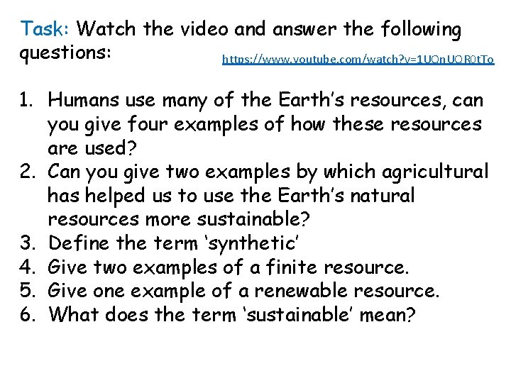 Task: Watch the video and answer the following questions: https: //www. youtube. com/watch? v=1