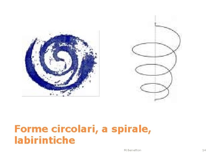 Forme circolari, a spirale, labirintiche M. Benetton 14 