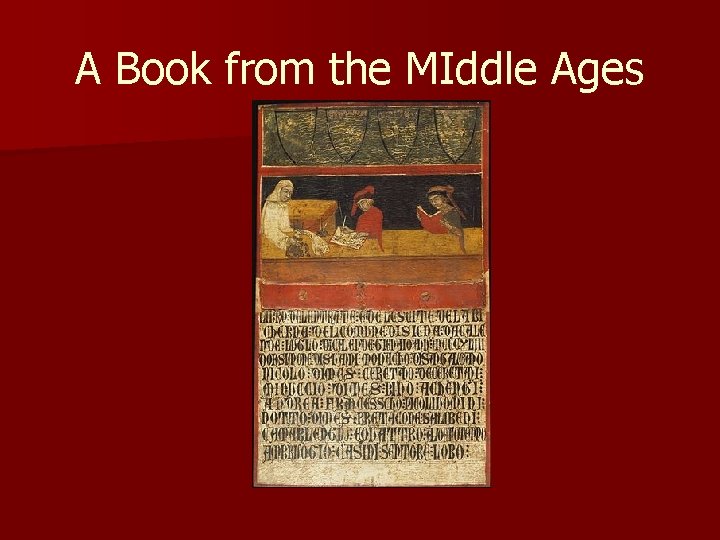 A Book from the MIddle Ages 