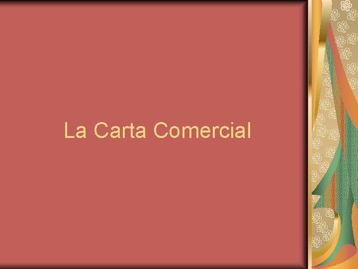 La Carta Comercial 