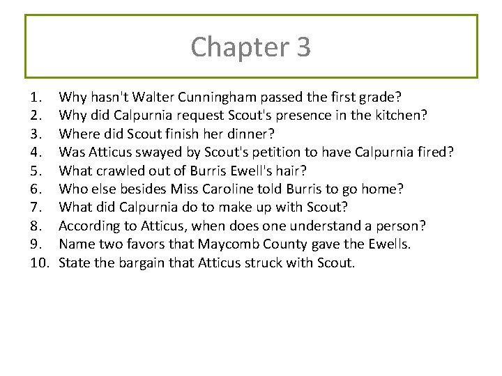Chapter 3 1. 2. 3. 4. 5. 6. 7. 8. 9. 10. Why hasn't Chapter 3 1. 2. 3. 4. 5. 6. 7. 8. 9. 10. Why hasn't