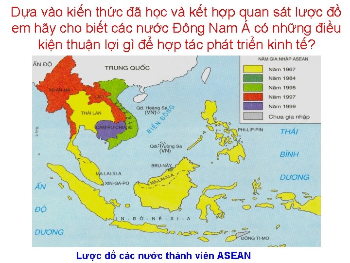 Dựa vào kiến thức đã học và kết hợp quan sát lược đồ em