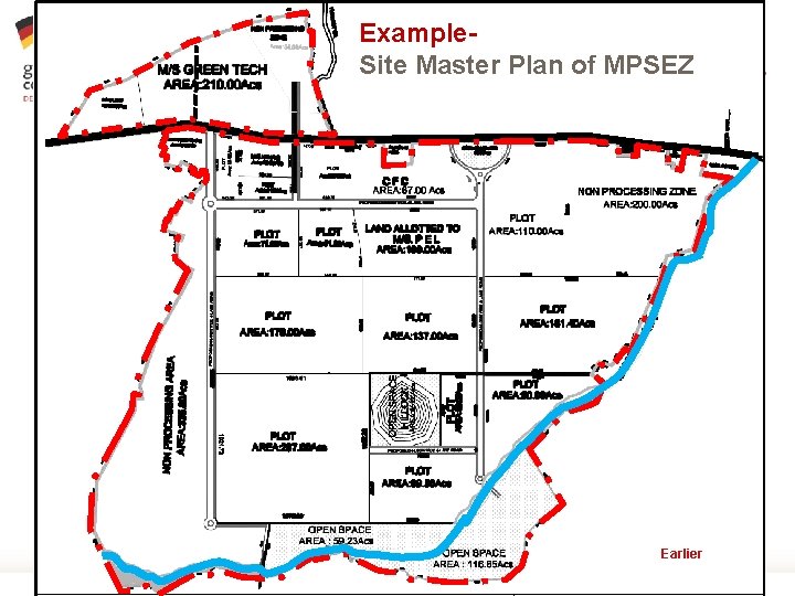 Example- Site Master Plan of MPSEZ Implemented by Earlier Orientation programme for APIIC, May