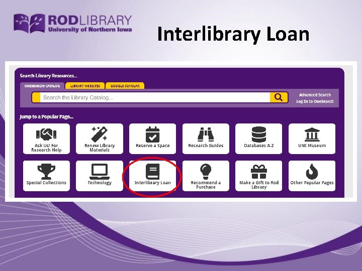 Interlibrary Loan 