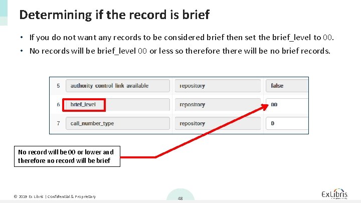 Determining if the record is brief • If you do not want any records