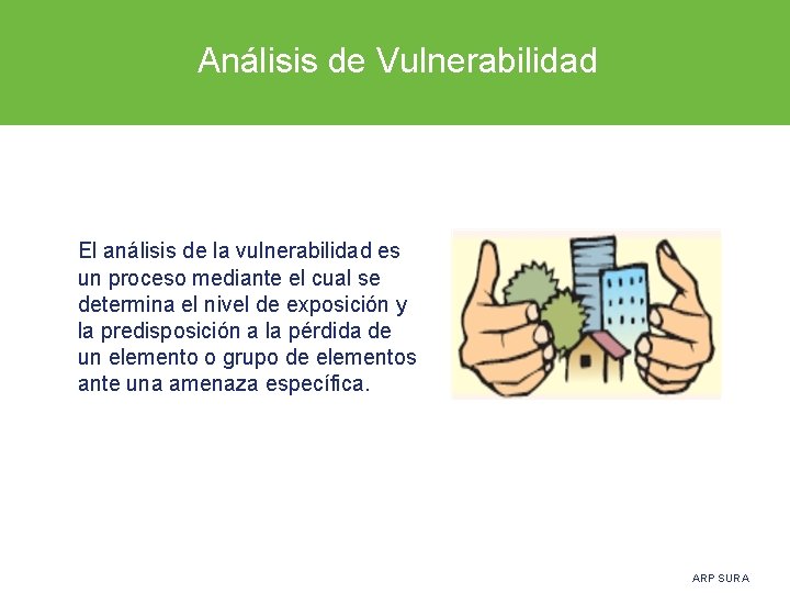  Análisis de Vulnerabilidad El análisis de la vulnerabilidad es un proceso mediante el