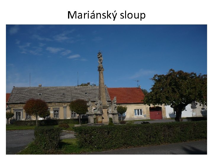 Mariánský sloup 