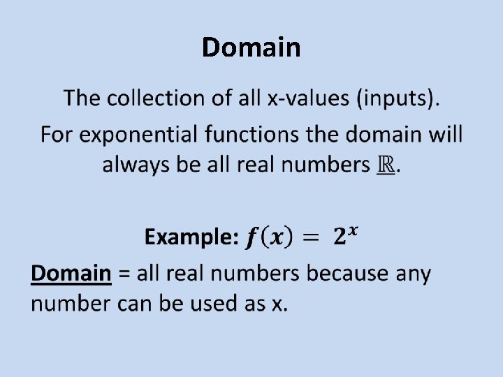Domain • Domain •