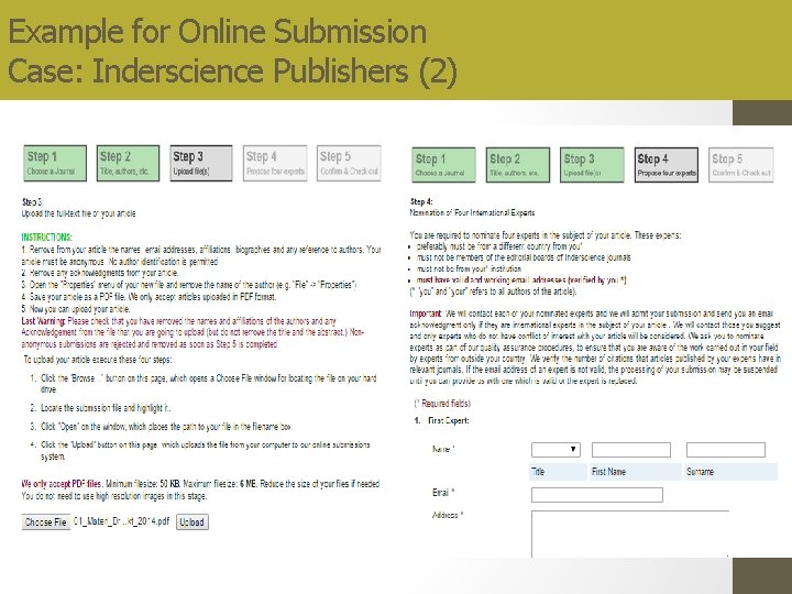 Example for Online Submission Case: Inderscience Publishers (2) 