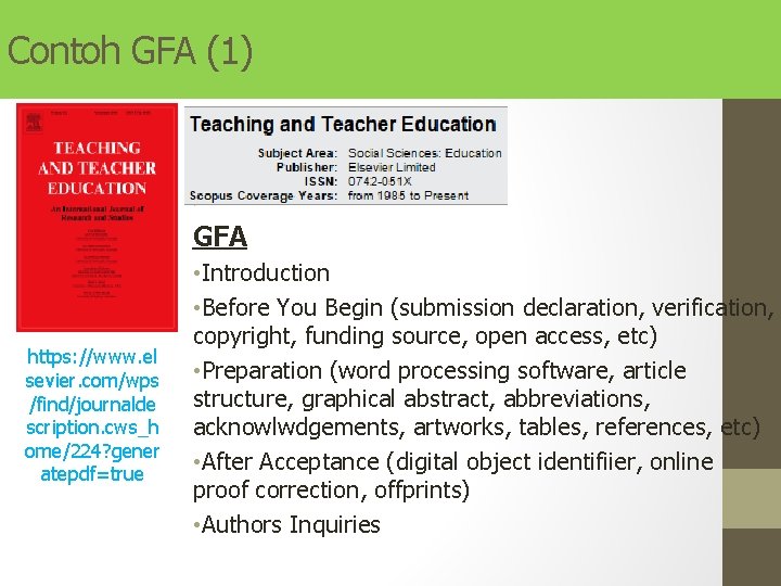 Contoh GFA (1) GFA https: //www. el sevier. com/wps /find/journalde scription. cws_h ome/224? gener