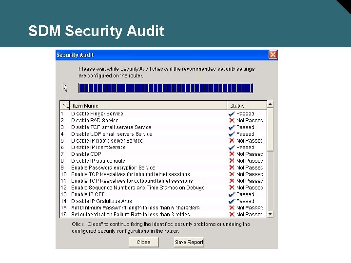 SDM Security Audit 