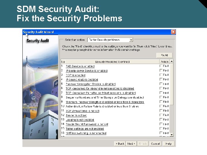 SDM Security Audit: Fix the Security Problems 