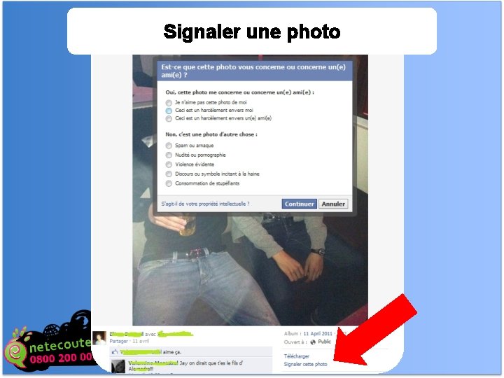 Signaler une photo 