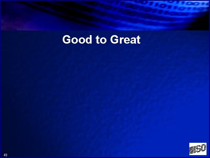 Good to Great 49 