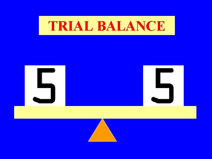 TRIAL BALANCE 