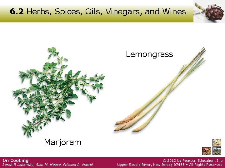 6. 2 Herbs, Spices, Oils, Vinegars, and Wines Lemongrass Marjoram On Cooking Sarah R