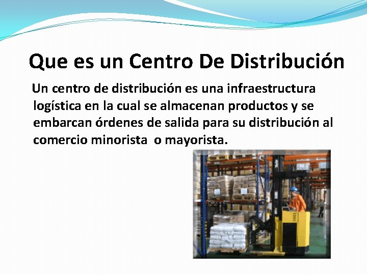  Que es un Centro De Distribución Un centro de distribución es una infraestructura