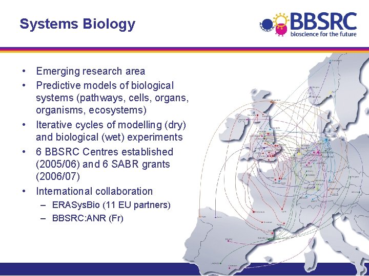 Systems Biology • Emerging research area • Predictive models of biological systems (pathways, cells,