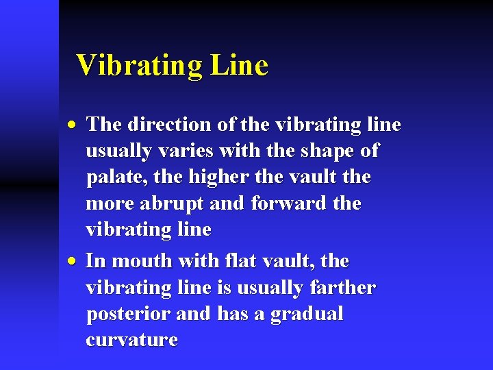 Vibrating Line · The direction of the vibrating line usually varies with the shape