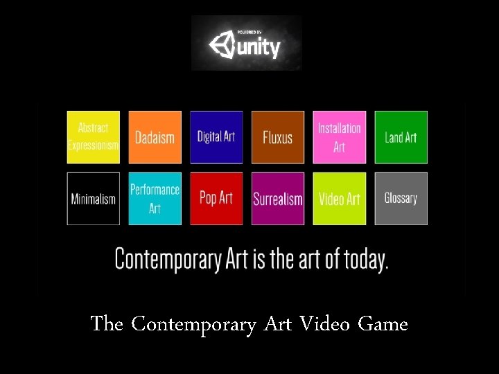 The Contemporary Art Video Game 