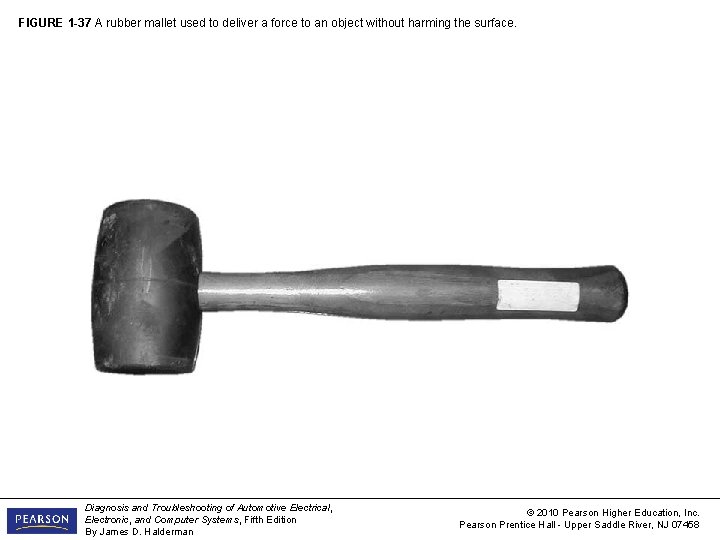 FIGURE 1 -37 A rubber mallet used to deliver a force to an object