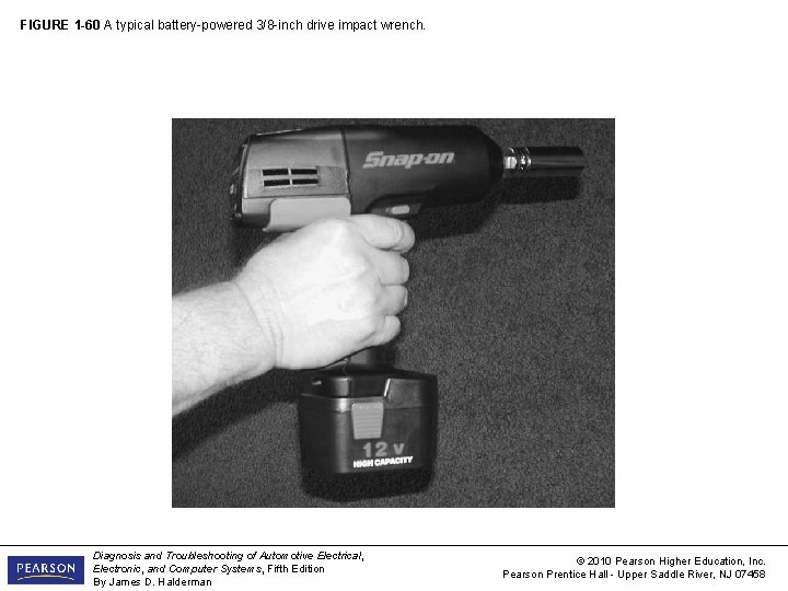 FIGURE 1 -60 A typical battery-powered 3/8 -inch drive impact wrench. Diagnosis and Troubleshooting