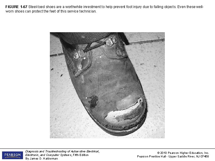 FIGURE 1 -67 Steel-toed shoes are a worthwhile investment to help prevent foot injury