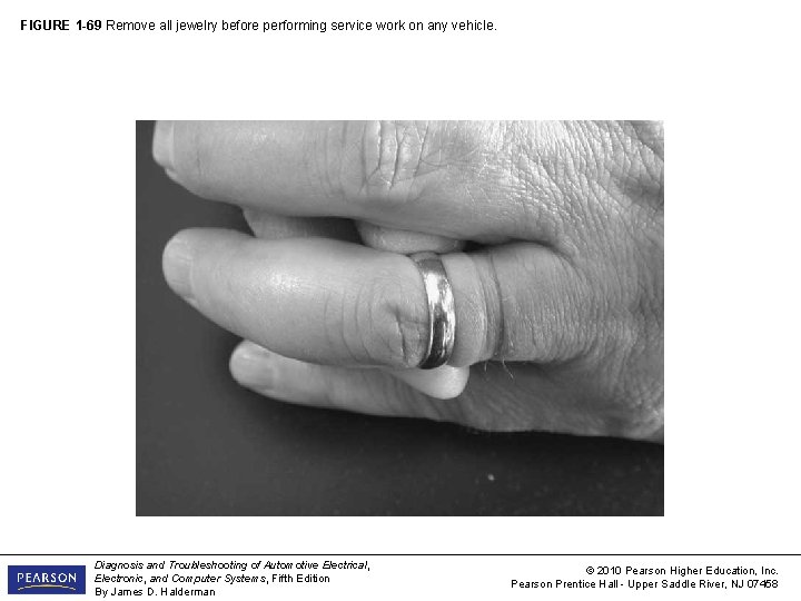 FIGURE 1 -69 Remove all jewelry before performing service work on any vehicle. Diagnosis
