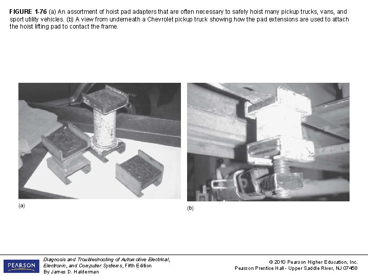 FIGURE 1 -76 (a) An assortment of hoist pad adapters that are often necessary