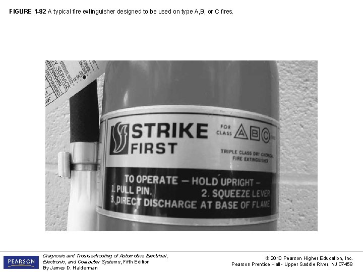 FIGURE 1 -82 A typical fire extinguisher designed to be used on type A,