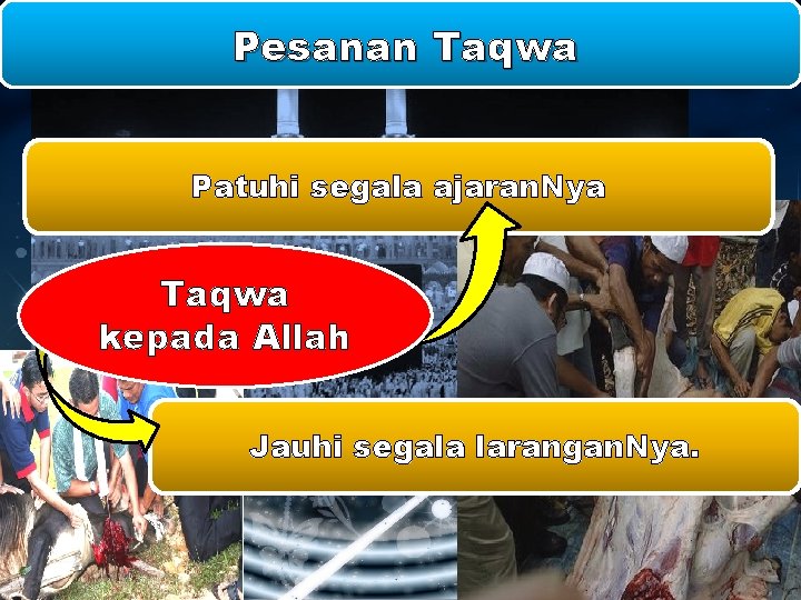 Pesanan Taqwa Patuhi segala ajaran. Nya Taqwa kepada Allah Jauhi segala larangan. Nya. 