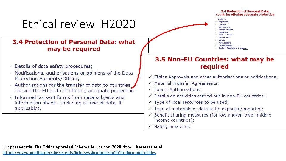 Ethical review H 2020 Uit presentatie ‘The Ethics Appraisal Scheme in Horizon 2020 door