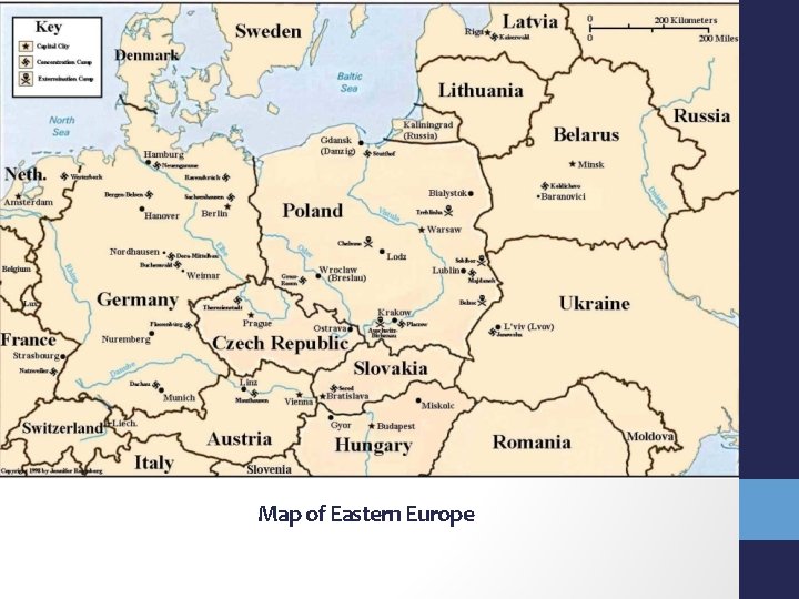 Map of Eastern Europe 