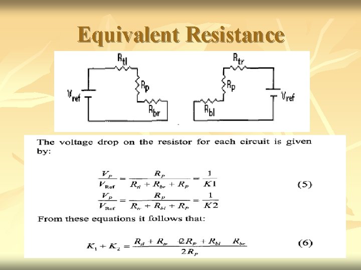 Equivalent Resistance 