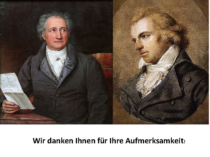 Wir danken Ihnen für Ihre Aufmerksamkeit! 