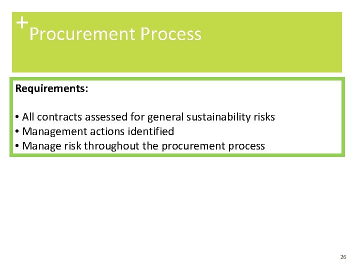 In The Context Of Contracts With Sustainable Requirements Next Steps in Sustainable Procurement Level 3 of