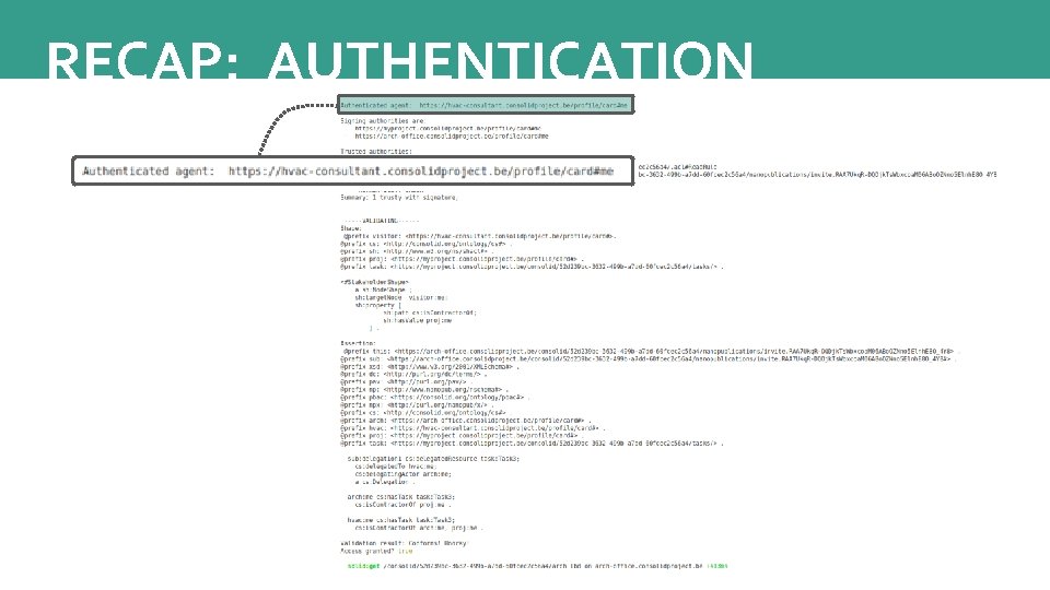 RECAP: AUTHENTICATION 