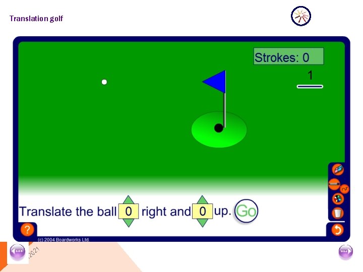 Translation golf 1 02 2 5/ 3/ 