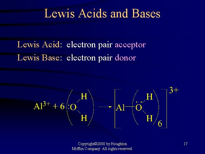 Lewis Acids and Bases Lewis Acid: electron pair acceptor Lewis Base: electron pair donor