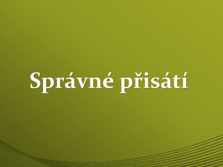 Správné přisátí 