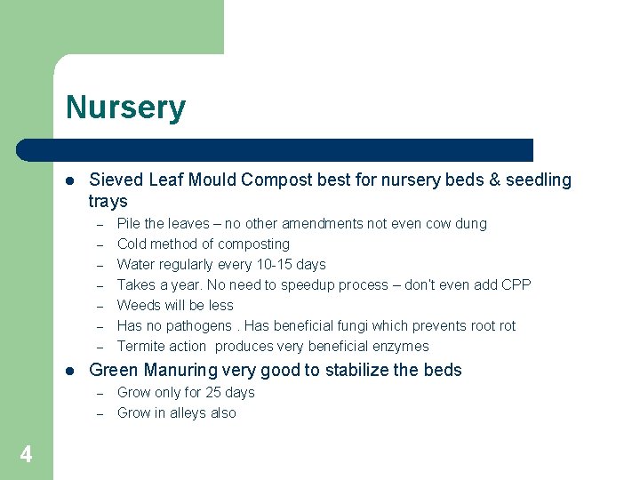 Nursery l Sieved Leaf Mould Compost best for nursery beds & seedling trays –